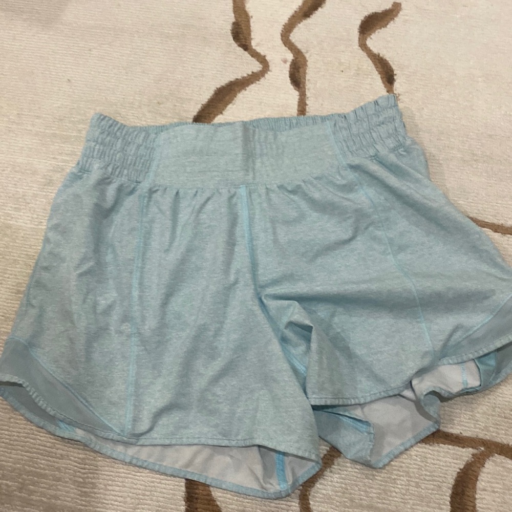 Icing Blue Hotty Hot Lululemon Shorts